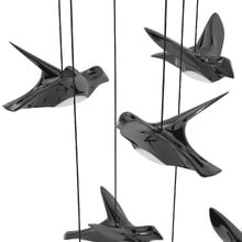 Paratebueno Steel 17 Birds LED Linear Pendant